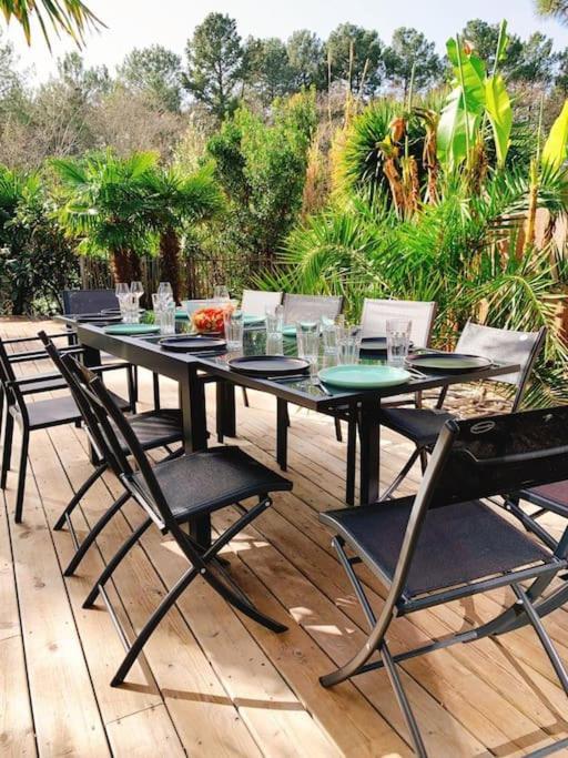 Villa Arcachon 12 Pers Avec Piscine Chauffee 1 Mai Au 30 Sept ภายนอก รูปภาพ